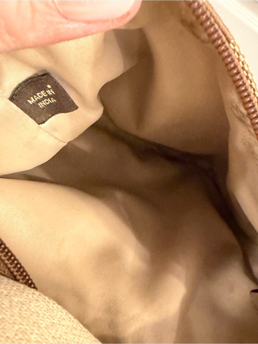 Coach Tan/Brown Signature Canvas Crossbody with Gold Hardware - Picture 9 of 9